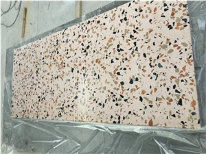 beige terrazzo kitchen wall tile authentic terrazzo slab