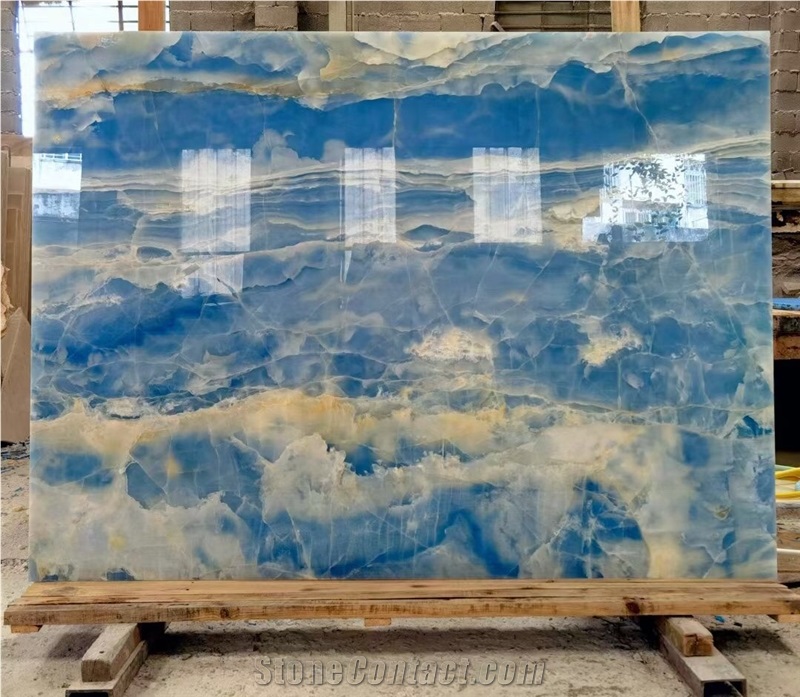 blue onyx kitchen wall slab azul onyx bathroom floor tile