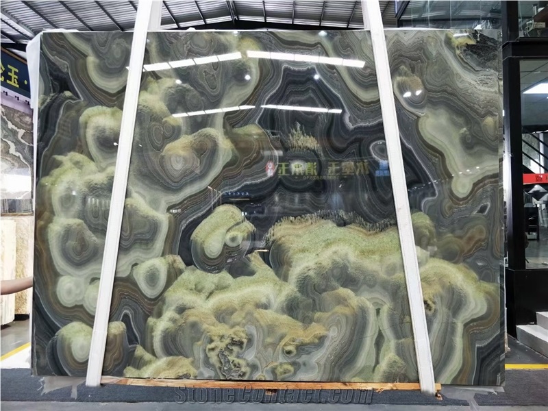 dark blue onyx kitchen floor slab traonyx bathroom floortile