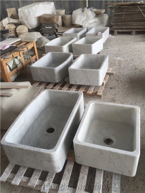 drop-in marble bath sink dark emperador kitchen wash basin