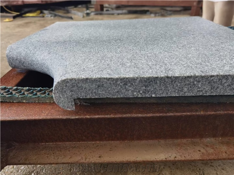flamed stone pool coping paver g654 dropface pool terrace 