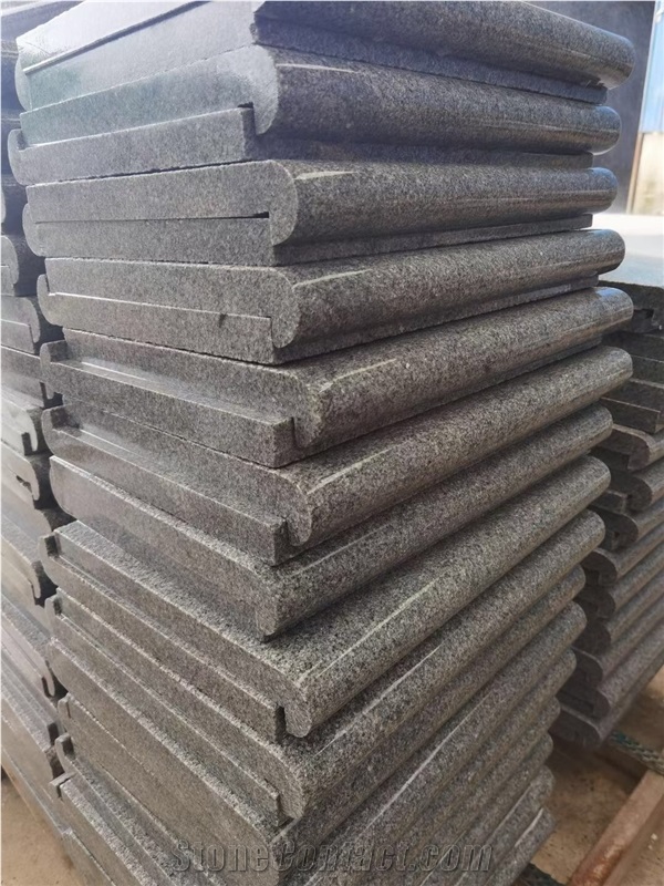 flamed stone pool coping paver g654 dropface pool terrace 