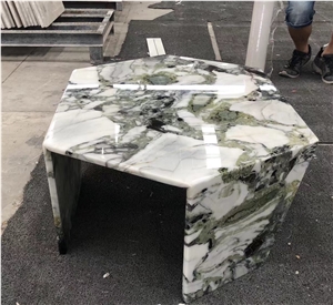 green marble office coffee home furniture white beauty table