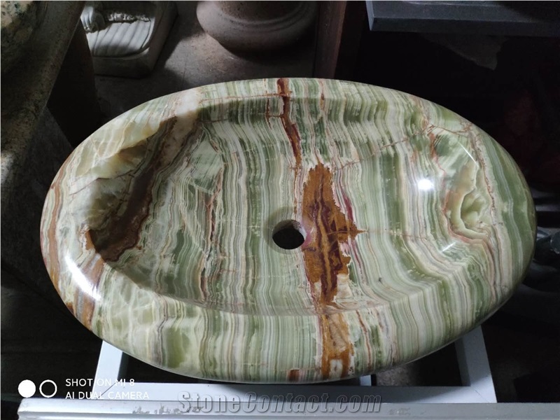 light green wash vessel basin onyx rectangle farm sink basin