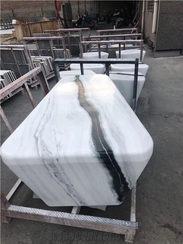 marble bank stool furniture panda white office table chair