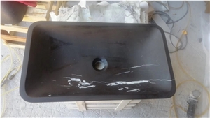marble bathroom wash basin sink carrara pedestal oval basin 