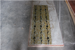 Mother Of Pearl Mosaic Border Floor Shell Pearl Trim Decos