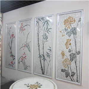 Mother Of Pearl Mosaic Border Floor Shell Pearl Trim Decos