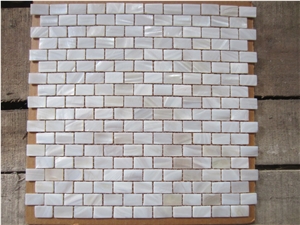 Mother Of Pearl Shell Backsplash Subway Mosaic Design Tile 