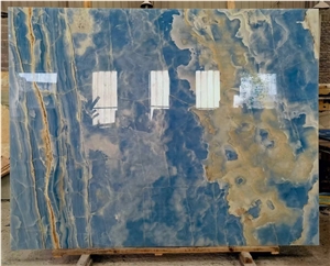 onice blue bathroom wall slab azul traonyx kitchen floor 