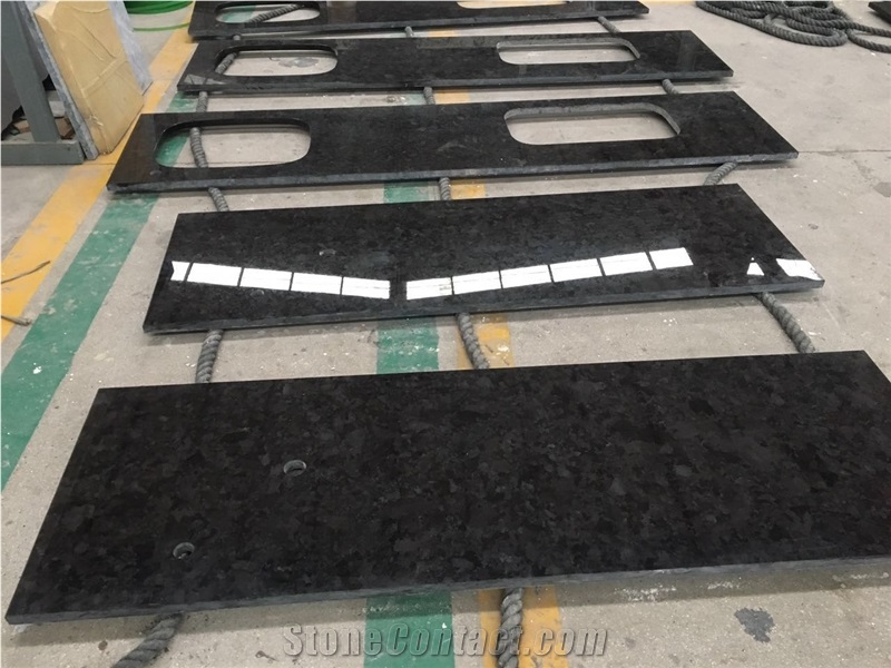 prefab black granite bathroom countertop stone hotel bathtop