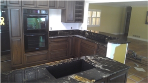 prefab black granite kitchen island countertop matrix bartop