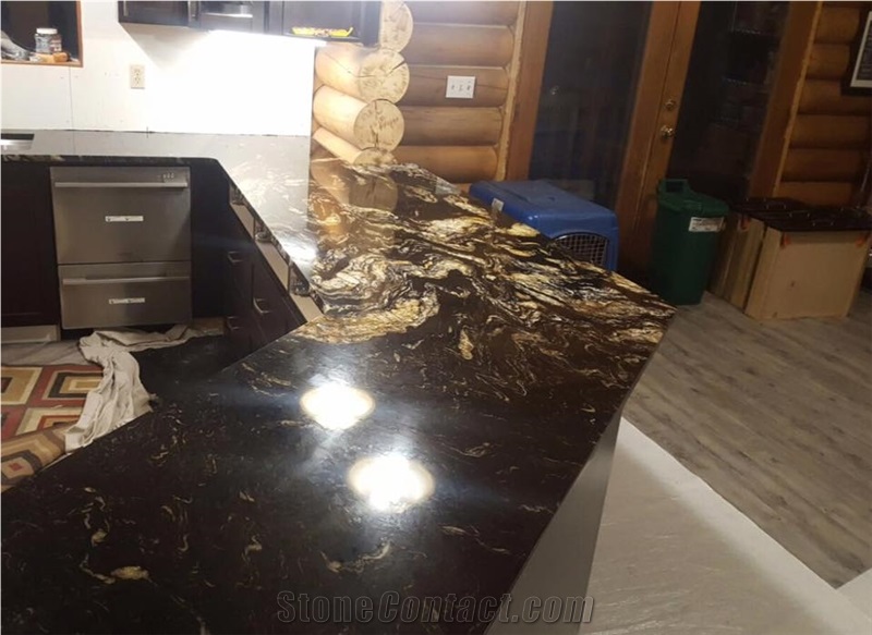 prefab black granite kitchen island countertop matrix bartop