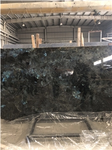 primeter granite kitchen bar top lemurian blue peninsula top