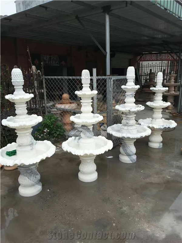 sculptured limestone wall water features fountain bird bath