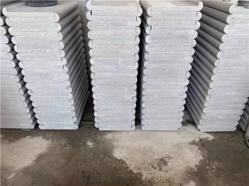 stone pool deck paver tread granite pool dropface coping