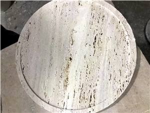 travertine bank furniture beige stone conference table