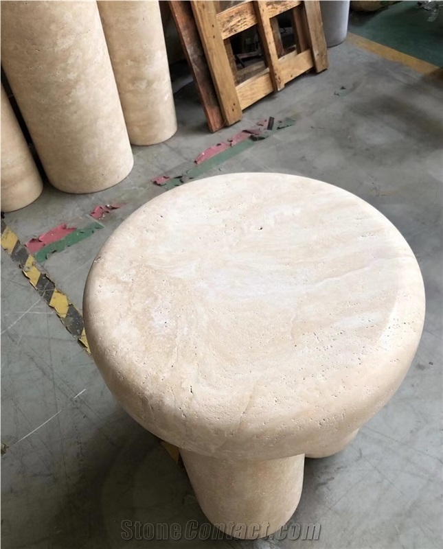 travertino office table stool romano home coffee furniture