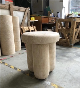 travertino office table stool romano home coffee furniture