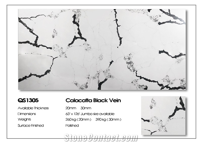 1206 Calacatta Fresco Artificial Stone Slabs