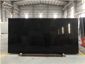 Broadway Black Quartz Stone Slabs, Quartz Slabs