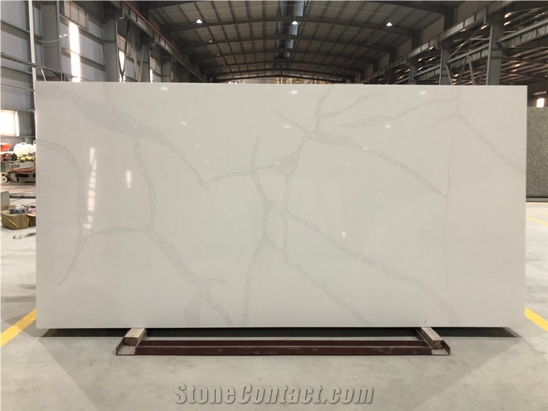 Calacatta Alessio Artificial Quartz for Countertop, Table