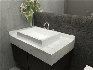 Calacatta Classique Quartz Stone Slabs, Quartz Slabs