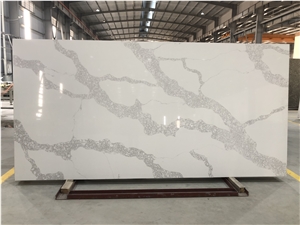 Calacatta Fresco Quartz Stone Slabs, Quartz Slabs