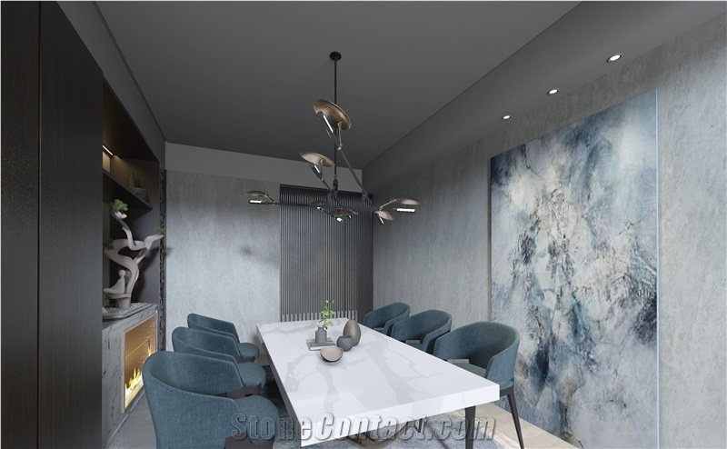 Calacatta Fresco Quartz Stone Slabs, Quartz Slabs