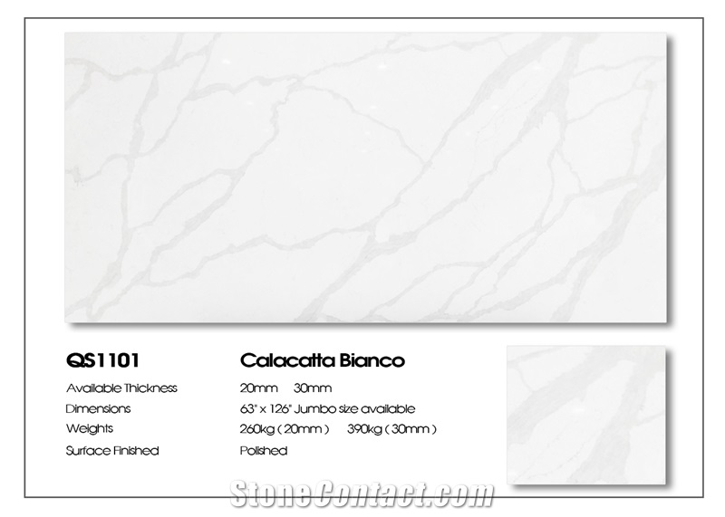 Calacatta Gold OEM ODM Artificial Stone for Countertops 