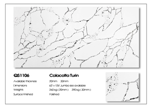 Calacatta Gold OEM ODM Artificial Stone for Countertops 