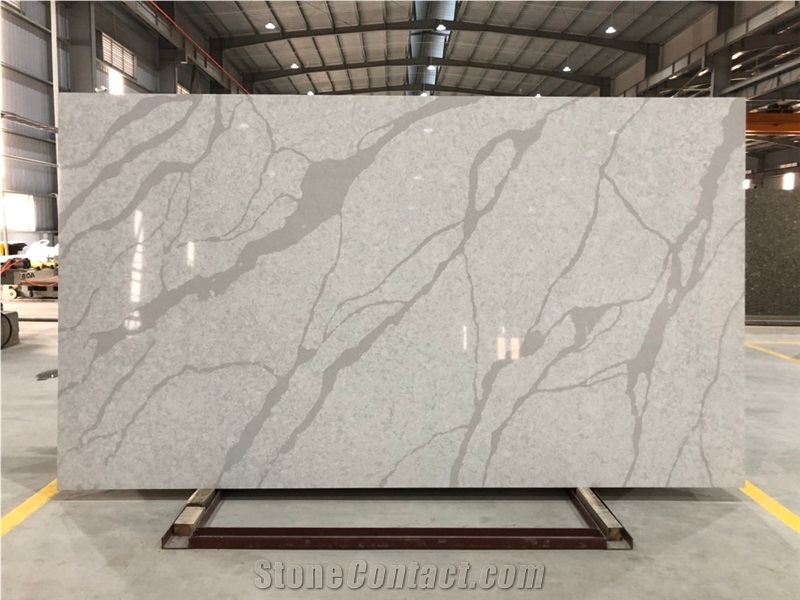 Calacatta Grey OEM ODM Artificial Stone for Countertops