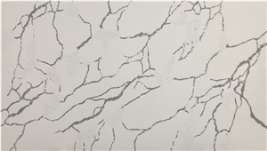 Calacatta Lighting Quartz Stone Slabs, Quartz Slabs