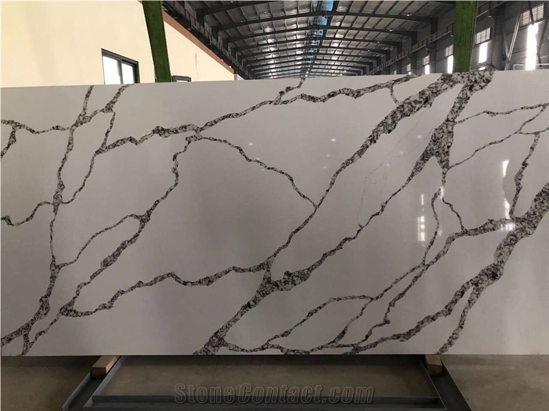 Calacatta Milano Quartz Stone Slabs, Quartz Slabs