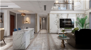 Calacatta Milano Quartz Stone Slabs, Quartz Slabs