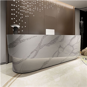 Calacatta Moderno Artificial Quartz for Countertop Table