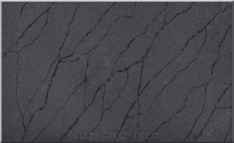 Calacatta Oro Grey Quartz Stone Slabs, Quartz Slabs