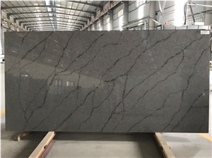 Calacatta Oro Grey Quartz Stone Slabs, Quartz Slabs