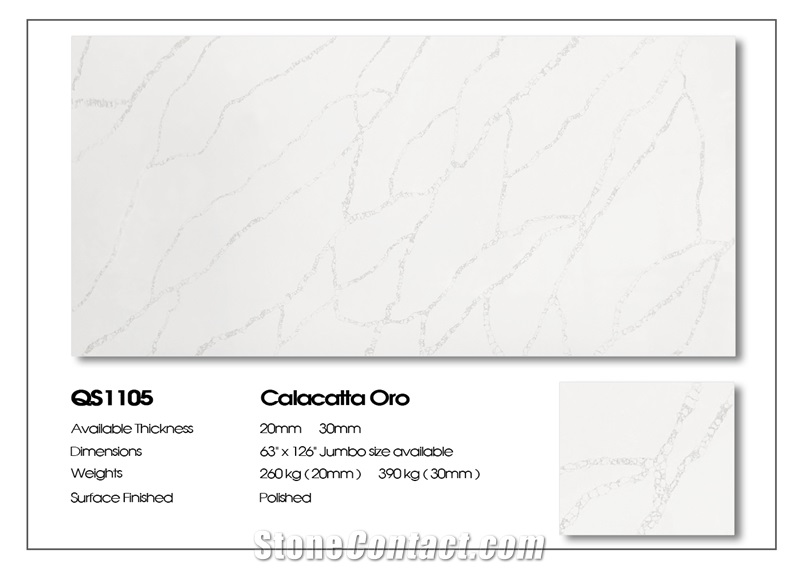 Calacatta Oro OEM ODM Artificial Stone for Countertops