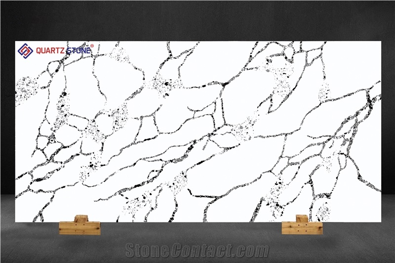 Calacatta Turin Quartz Stone Slabs, Quartz Slabs