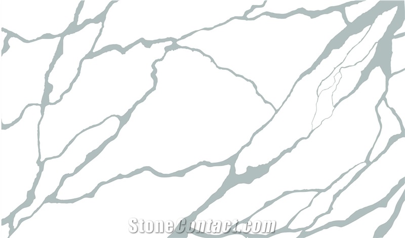 Calacatta Valerio Quartz Stone Slabs, Quartz Slabs