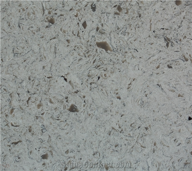 Cristalli Misti White Quartz Slabs