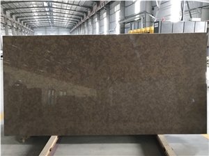 Marbella Brown Quartz Stone Slabs,Quartz Slab