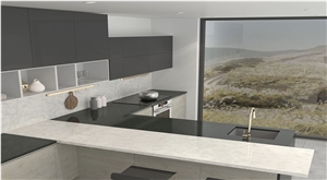 Marbella Concrete Quartz Stone Slabs,Quartz Slabs