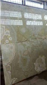 Ariyan onyx slabs, light green onyx slabs