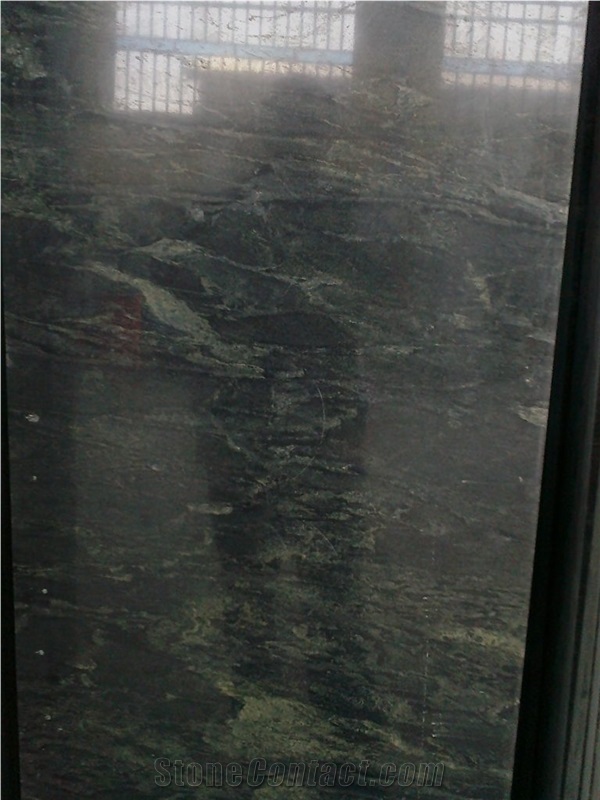 Birjand Green Granite Slabs, tiles