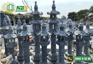 Blue Stone Lanterns, Garden Lamps