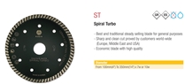 ST_Spiral Turbo Diamond Saw Blade