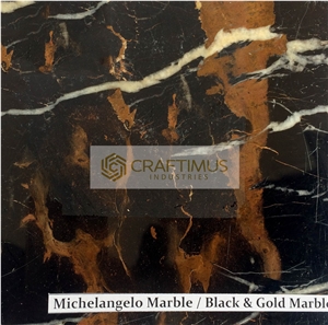 Black and Gold Marble