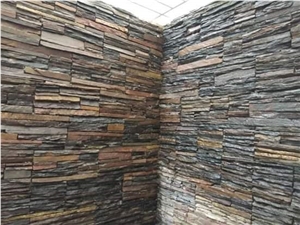 Natural Slate Stone Wall Cladding Panels 